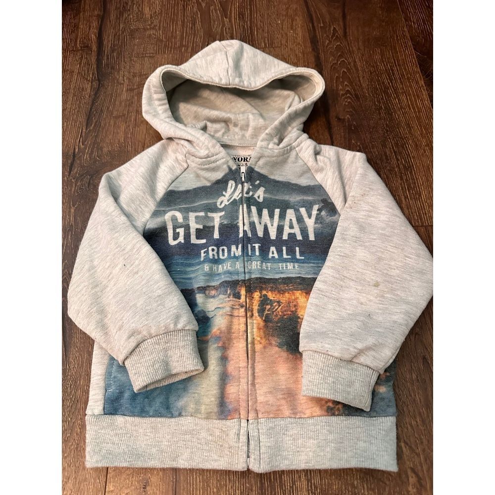 Mayoral let's get away‎ from it all hoodie sweatshirt vacation California 2T